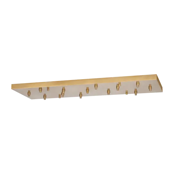 54" Rectangular Multiport Canopy in Hand-Rubbed Antique Brass - Image 3