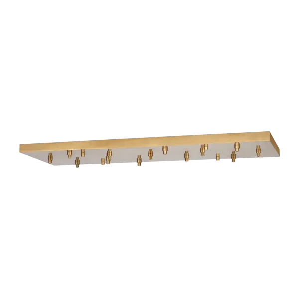54" Rectangular Multiport Canopy in Hand-Rubbed Antique Brass - Image 4