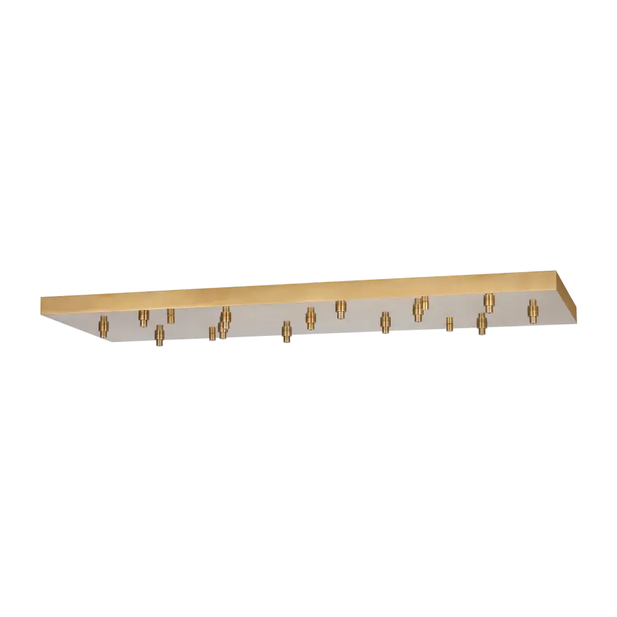 54" Rectangular Multiport Canopy in Hand-Rubbed Antique Brass - Image 4