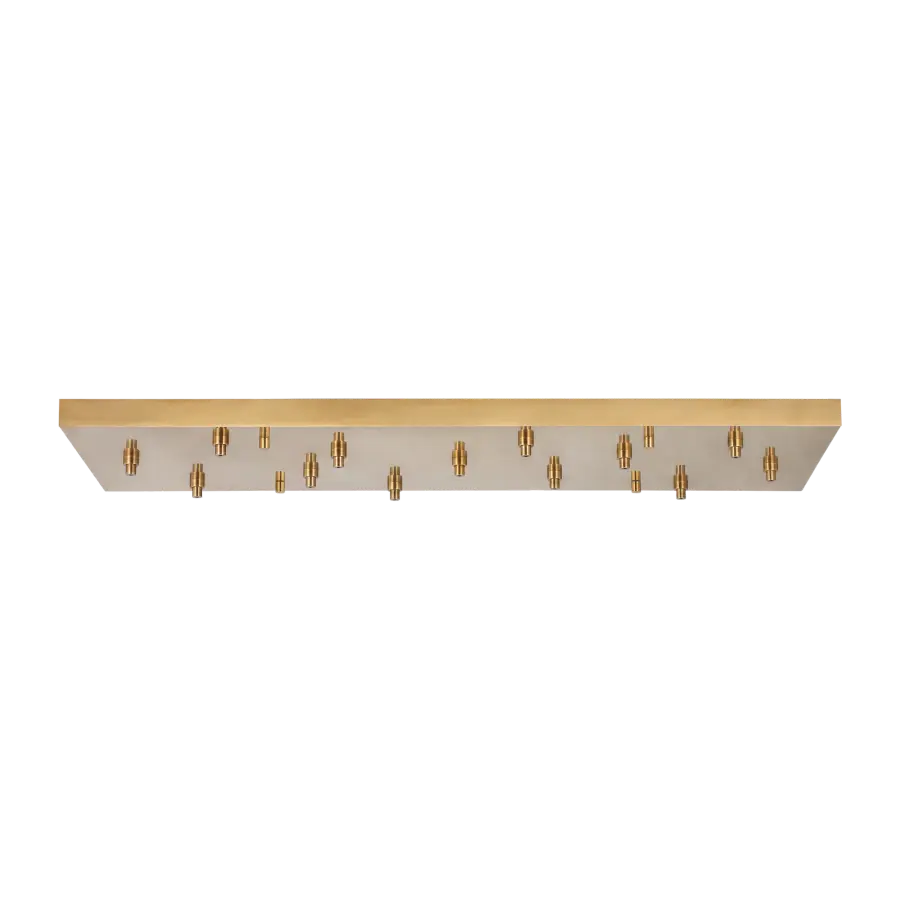54" Rectangular Multiport Canopy in Hand-Rubbed Antique Brass - Image 5
