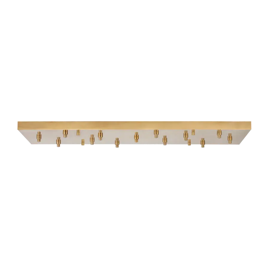 54" Rectangular Multiport Canopy in Hand-Rubbed Antique Brass - Image 6