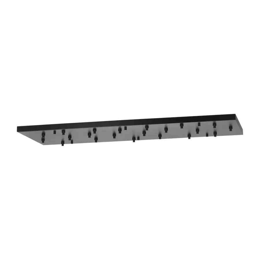 72" Rectangular Multiport Canopy in Nightshade Black - Image 2