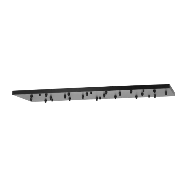 72" Rectangular Multiport Canopy in Nightshade Black - Image 3