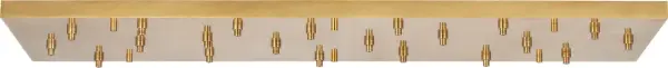 72" Rectangular Multiport Canopy in Hand-Rubbed Antique Brass - Image 2
