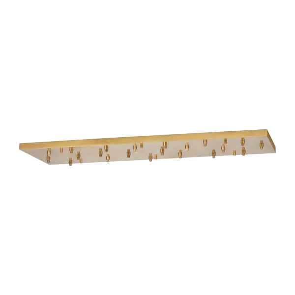 72" Rectangular Multiport Canopy in Hand-Rubbed Antique Brass - Image 3