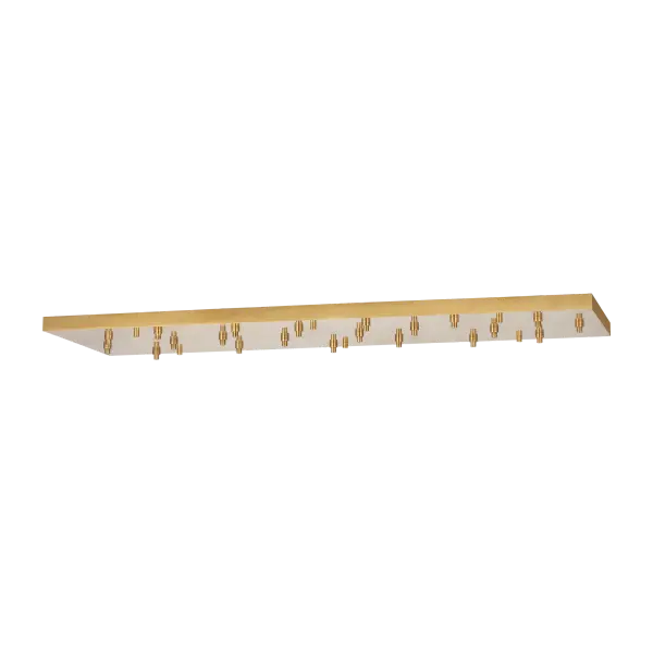 72" Rectangular Multiport Canopy in Hand-Rubbed Antique Brass - Image 4