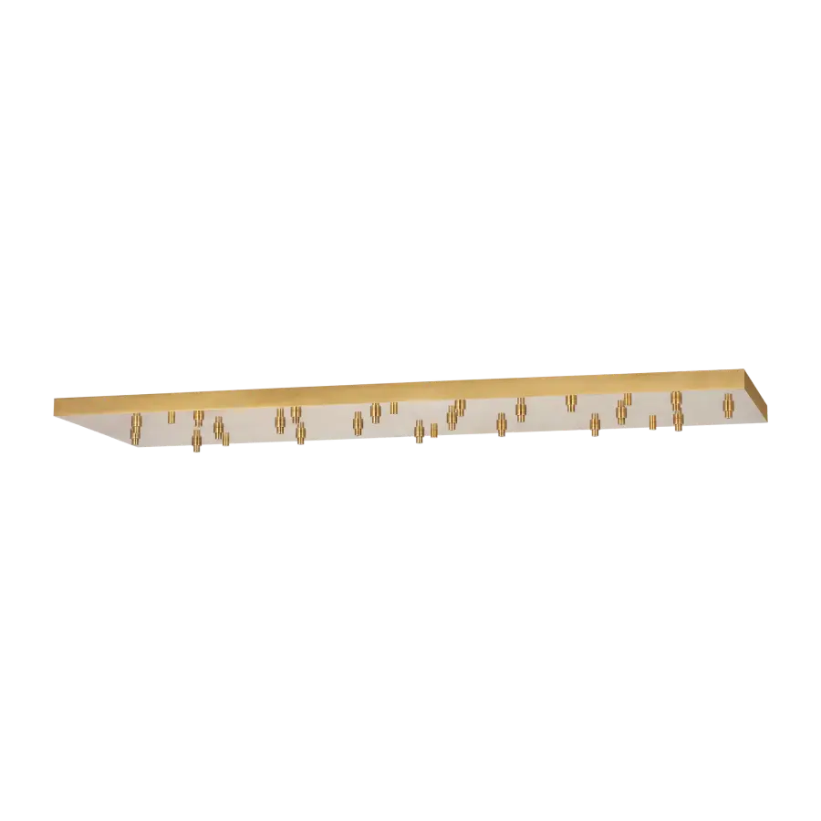 72" Rectangular Multiport Canopy in Hand-Rubbed Antique Brass - Image 4