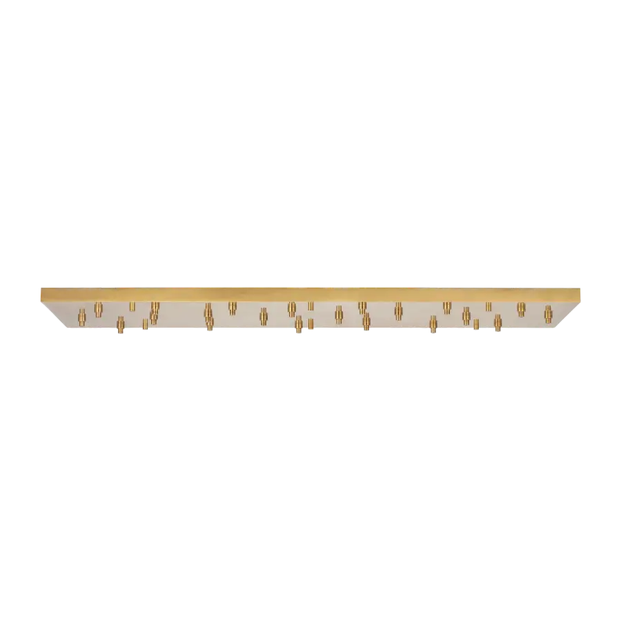 72" Rectangular Multiport Canopy in Hand-Rubbed Antique Brass - Image 6