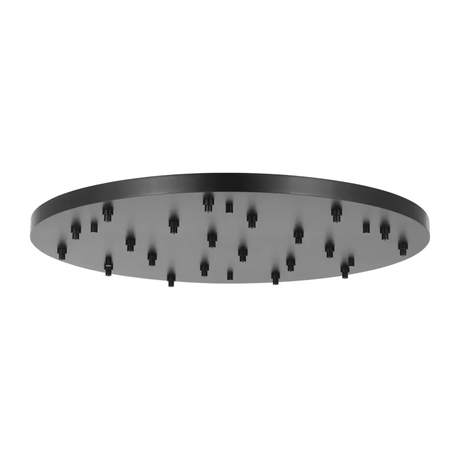 46.5" Round Multiport Canopy in Nightshade Black - Image 2