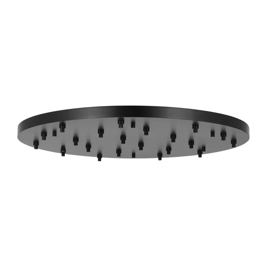 46.5" Round Multiport Canopy in Nightshade Black - Image 4
