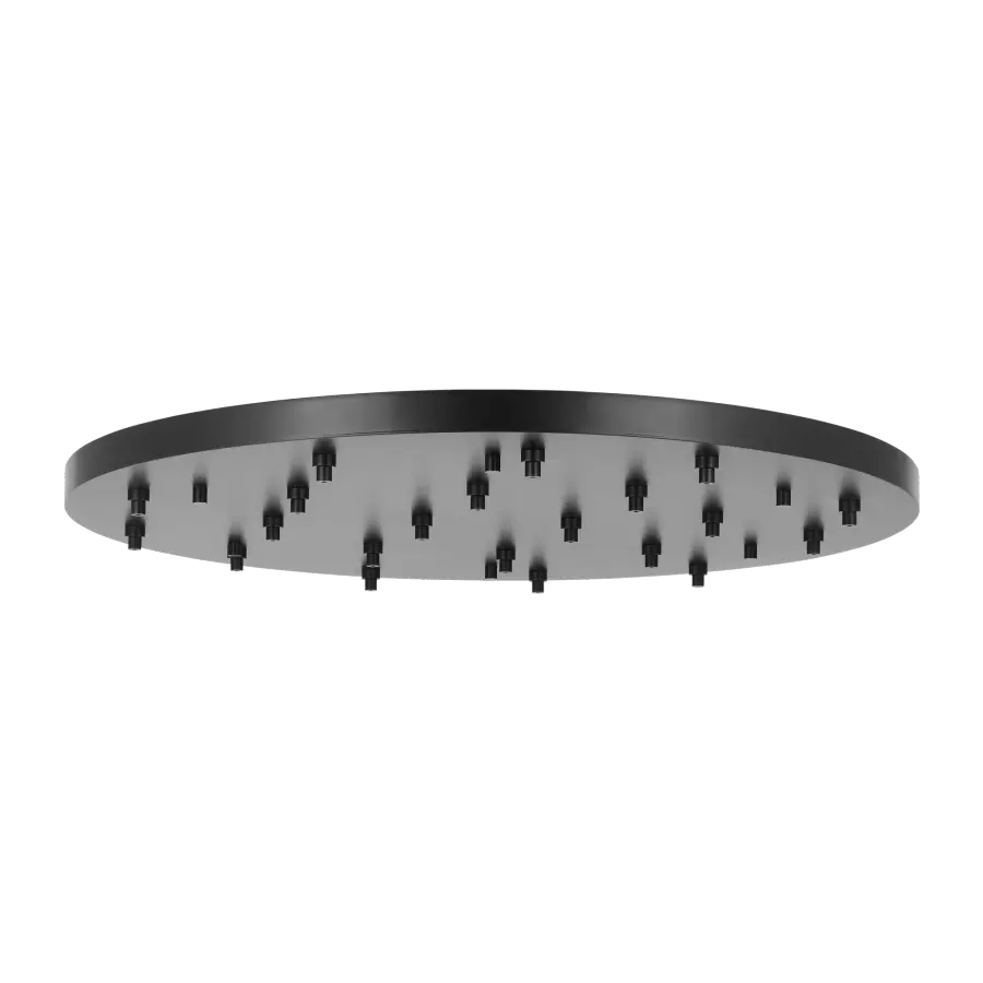 46.5" Round Multiport Canopy in Nightshade Black - Image 5