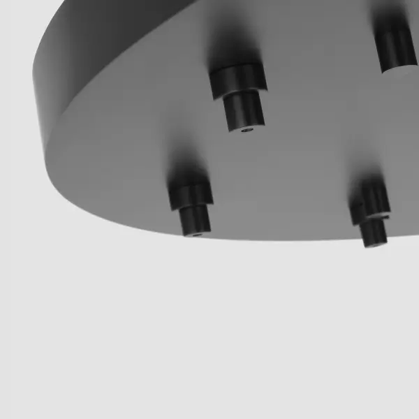 46.5" Round Multiport Canopy in Nightshade Black - Image 6