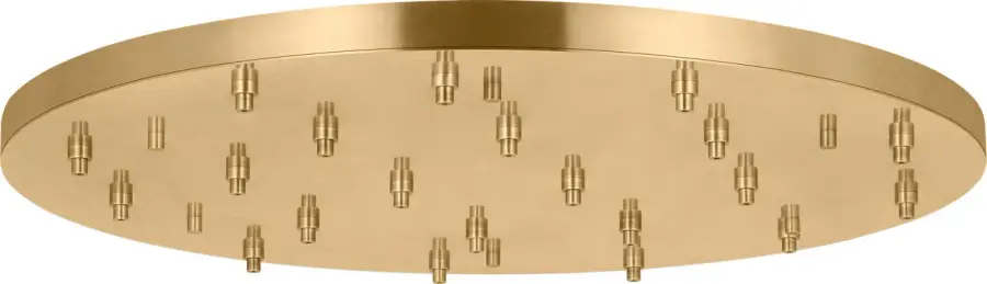 46.5" Round Multiport Canopy in Hand-Rubbed Antique Brass - Image 2