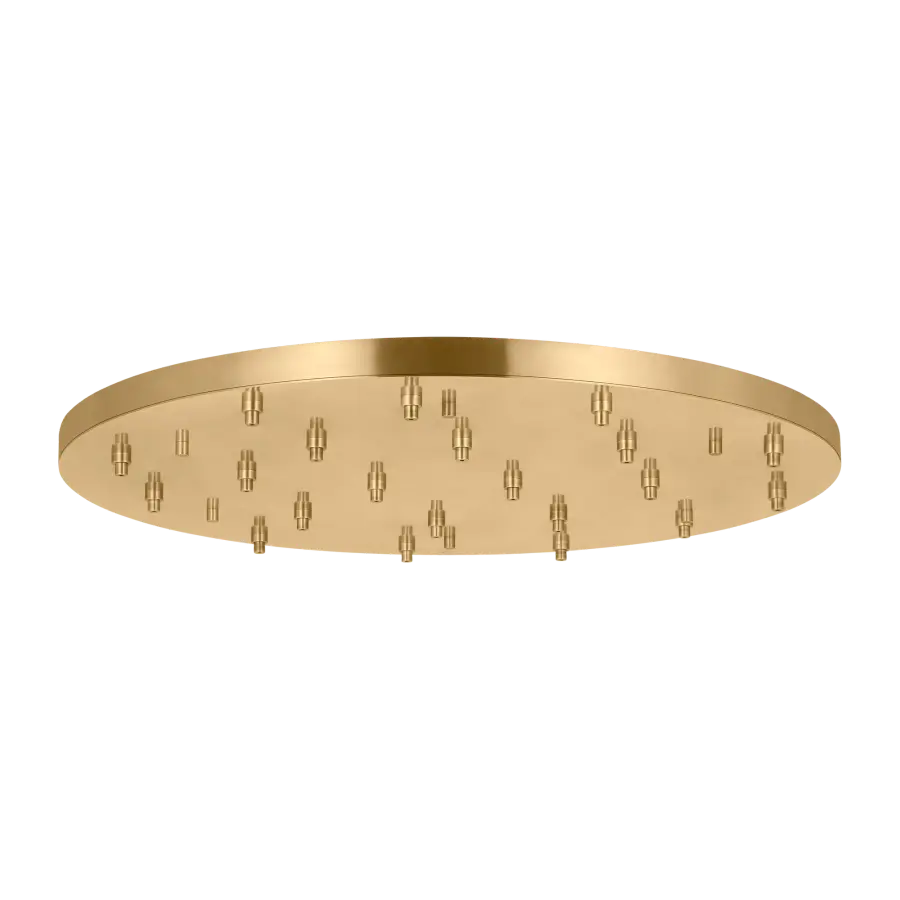 46.5" Round Multiport Canopy in Hand-Rubbed Antique Brass - Image 3