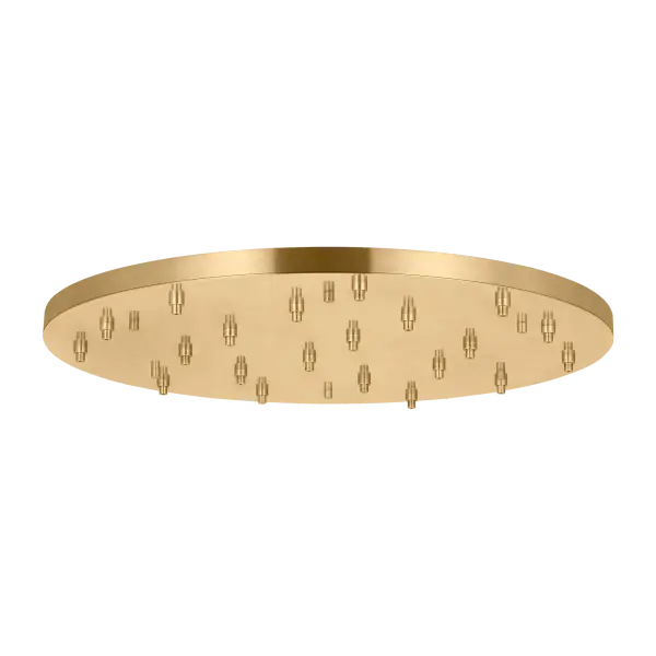 46.5" Round Multiport Canopy in Hand-Rubbed Antique Brass - Image 4