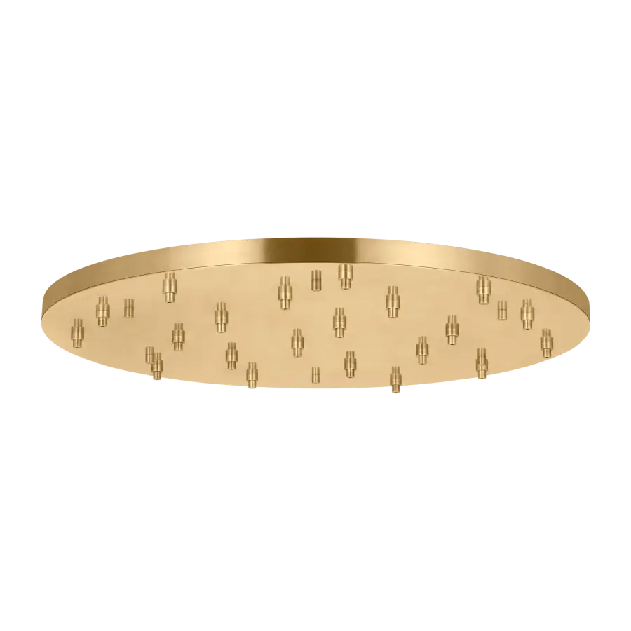 46.5" Round Multiport Canopy in Hand-Rubbed Antique Brass - Image 4