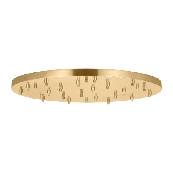 46.5" Round Multiport Canopy in Hand-Rubbed Antique Brass - Image 5