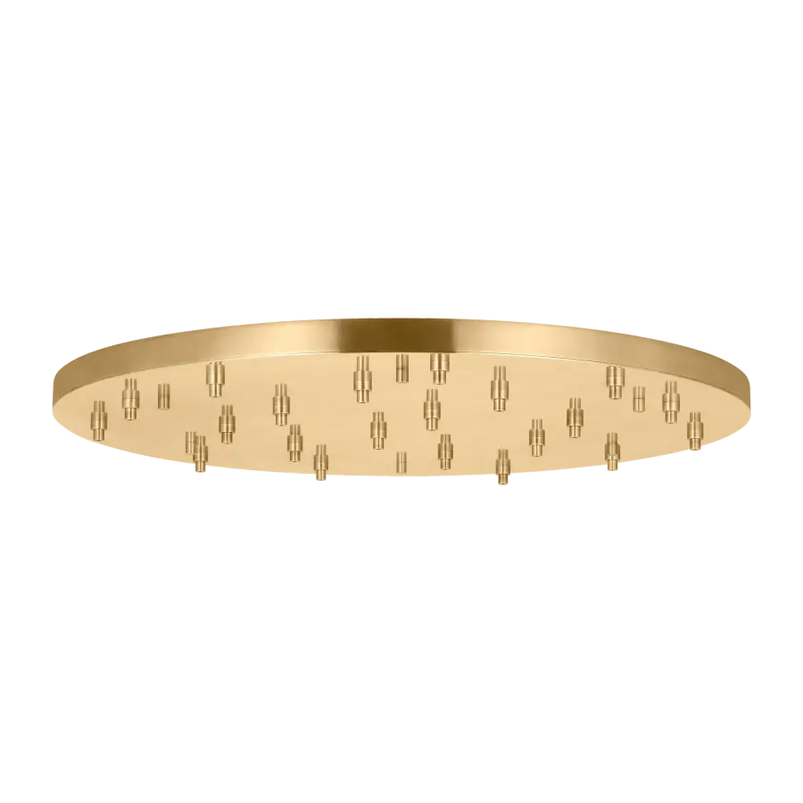 46.5" Round Multiport Canopy in Hand-Rubbed Antique Brass - Image 5