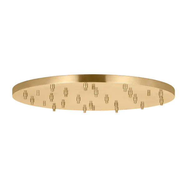 46.5" Round Multiport Canopy in Hand-Rubbed Antique Brass - Image 6