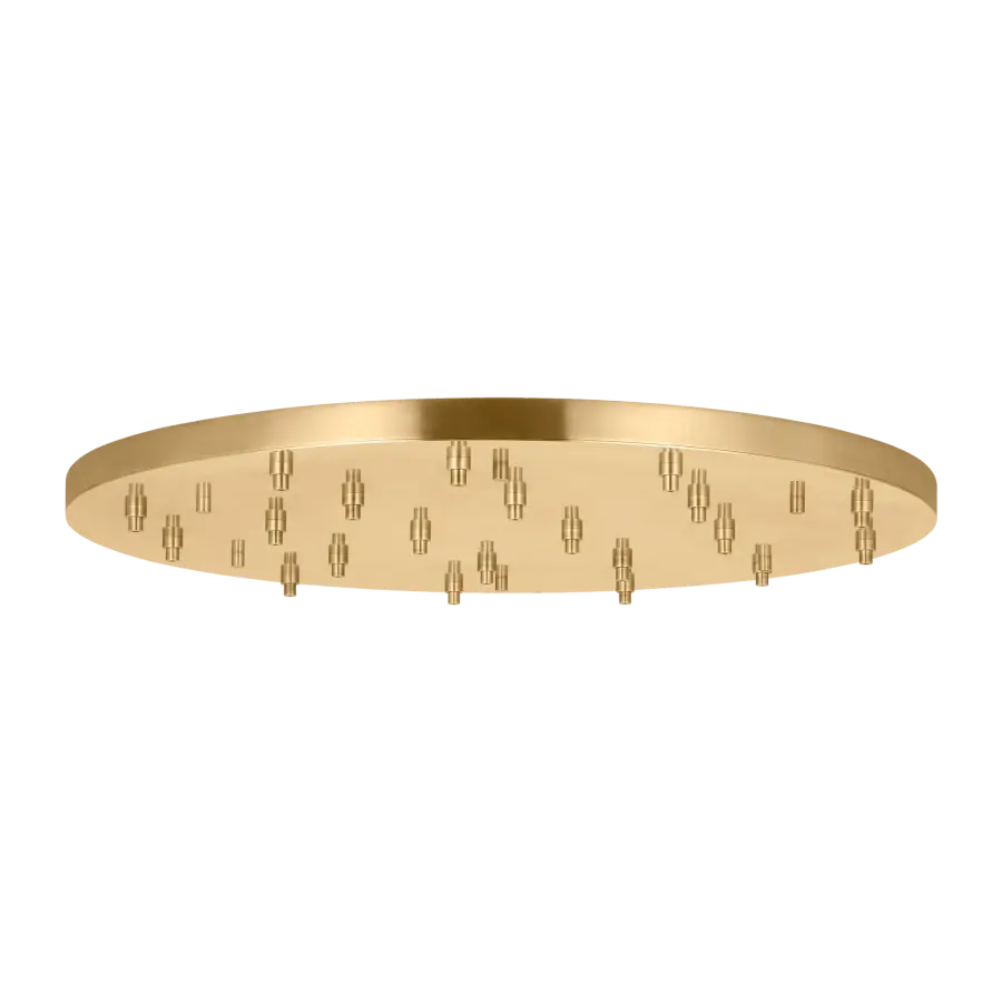 46.5" Round Multiport Canopy in Hand-Rubbed Antique Brass - Image 6