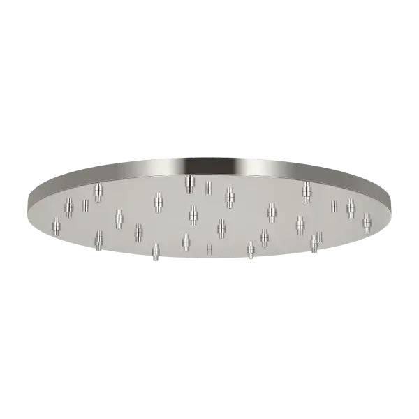 46.5" Round Multiport Canopy in Polished Nickel - Image 1