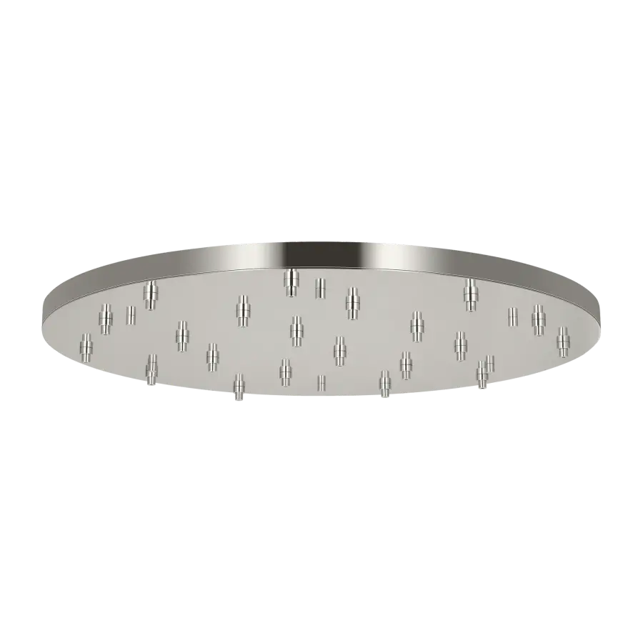 46.5" Round Multiport Canopy in Polished Nickel - Image 1