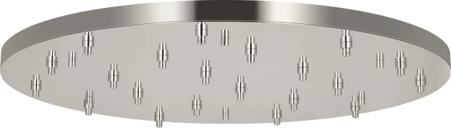 46.5" Round Multiport Canopy in Polished Nickel - Image 2