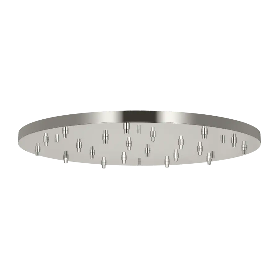46.5" Round Multiport Canopy in Polished Nickel - Image 3