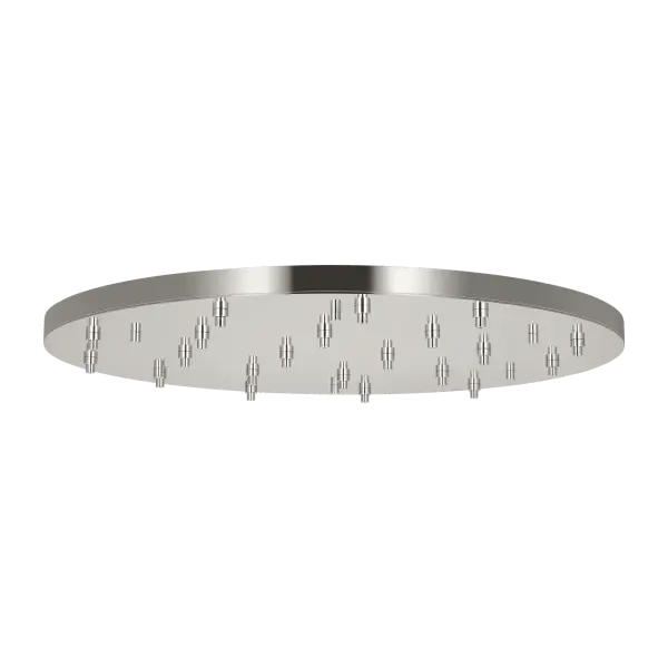 46.5" Round Multiport Canopy in Polished Nickel - Image 4