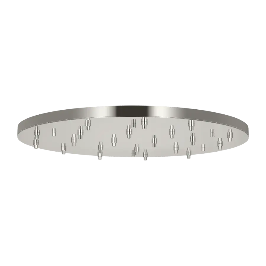46.5" Round Multiport Canopy in Polished Nickel - Image 4