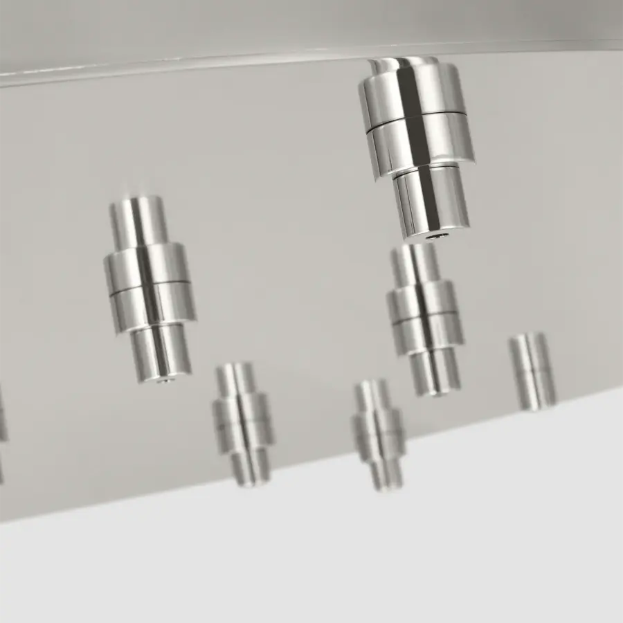 46.5" Round Multiport Canopy in Polished Nickel - Image 5