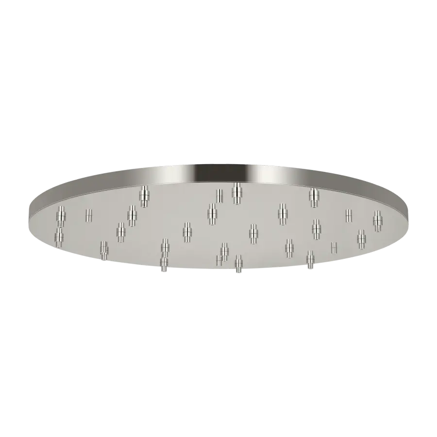 46.5" Round Multiport Canopy in Polished Nickel - Image 7