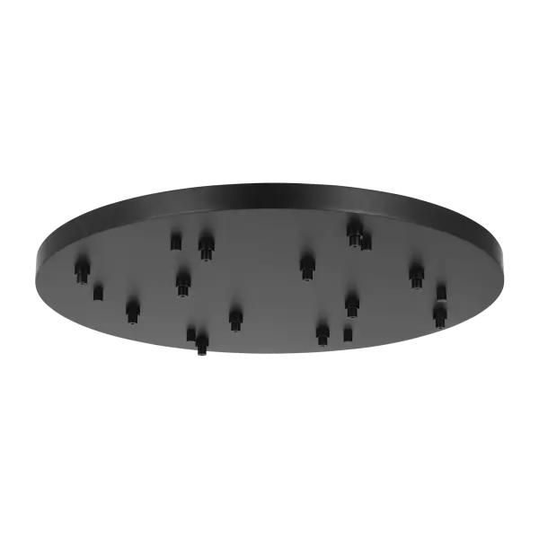 36" Round Multiport Canopy in Nightshade Black - Image 2