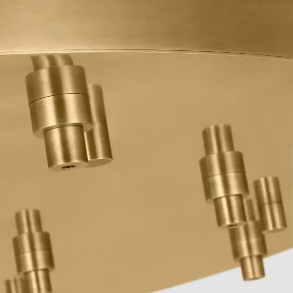 36" Round Multiport Canopy in Hand-Rubbed Antique Brass - Image 4