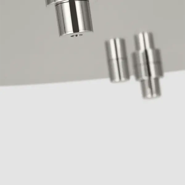 36" Round Multiport Canopy in Polished Nickel - Image 4