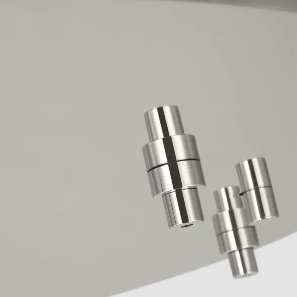 36" Round Multiport Canopy in Polished Nickel - Image 5
