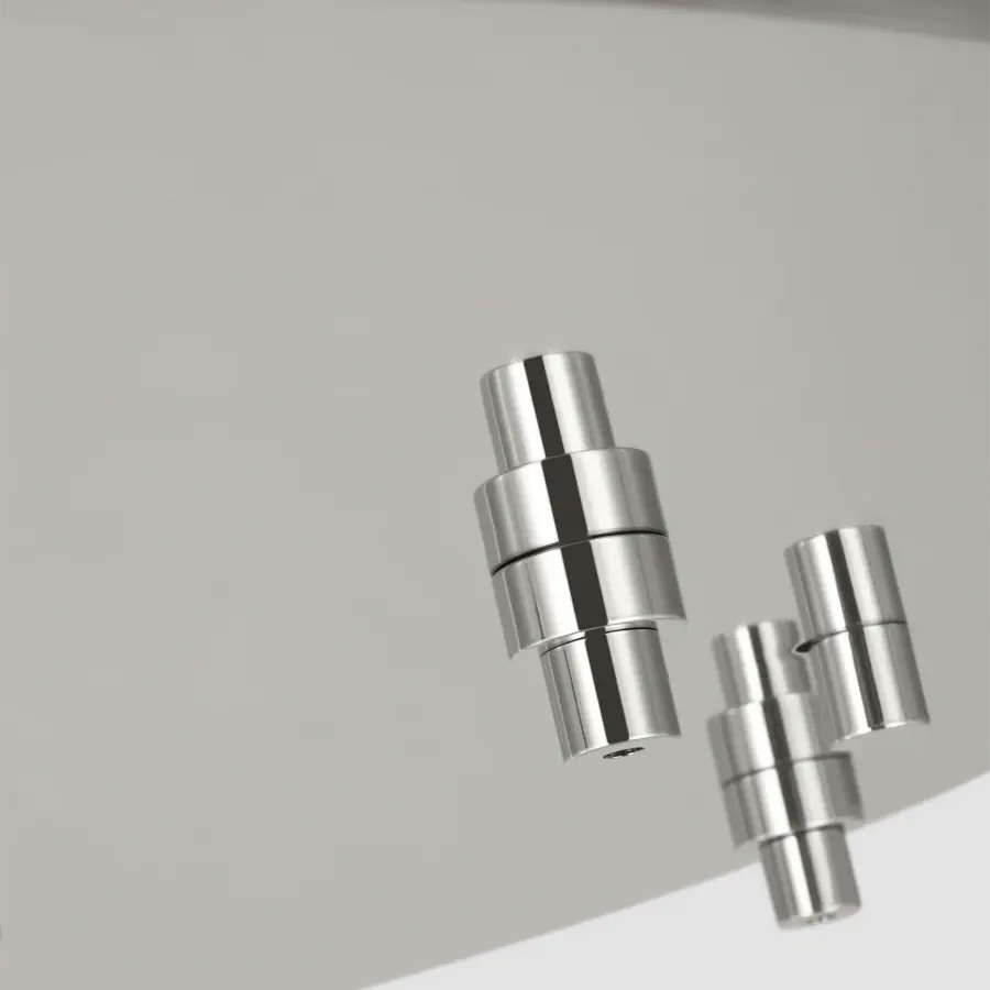36" Round Multiport Canopy in Polished Nickel - Image 5