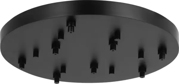 24" Round Multiport Canopy in Nightshade Black - Image 3