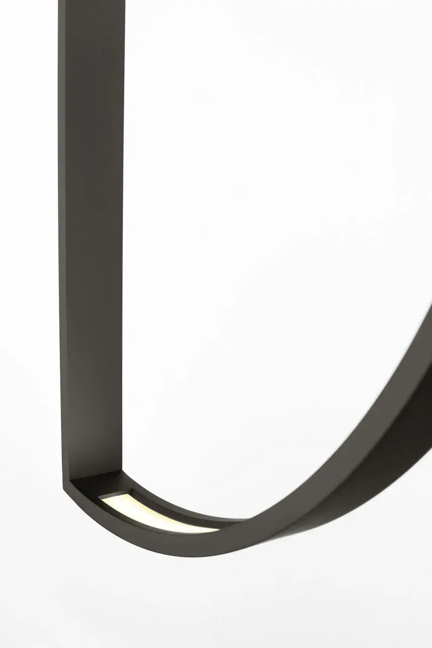 Baku 13" Chandelier in Nightshade Black - Image 3