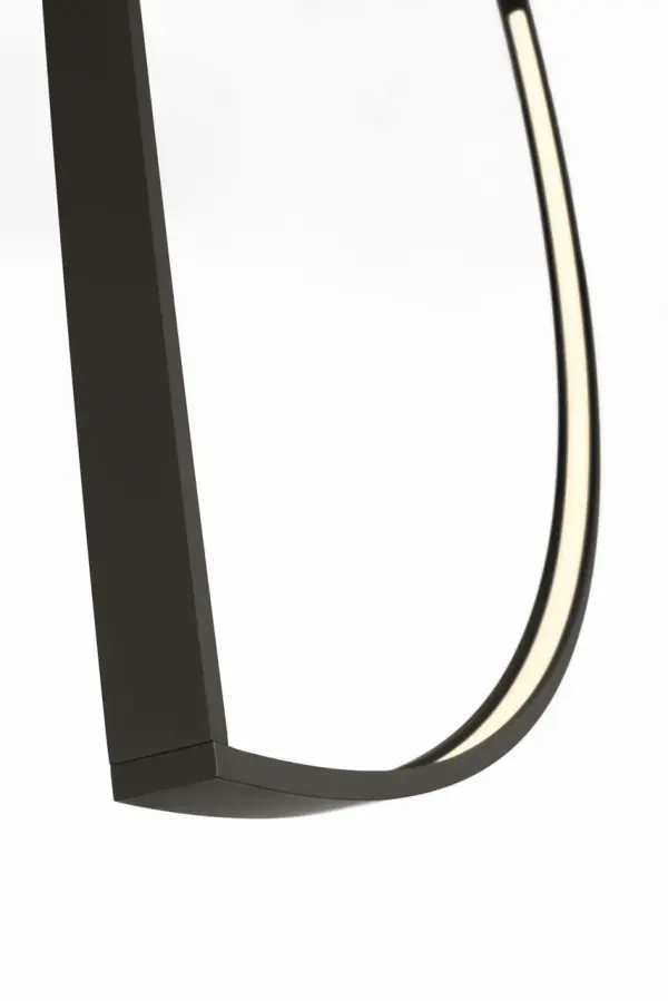 Baku 37" Chandelier in Nightshade Black - Image 3