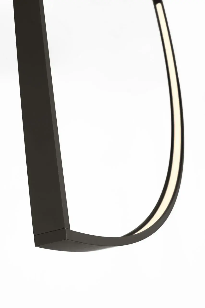 Baku 37" Chandelier in Nightshade Black - Image 3