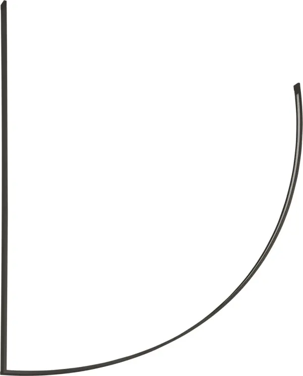 The Baku 49" Chandelier by Sean Lavin delivers museum-quality minimalism with its sweeping 49-inch profile and integrated LED technology. The mud-in installation creates a floating effect, while soft silicone diffusion provides generous ambient lighting ideal for grand spaces. - alternate view