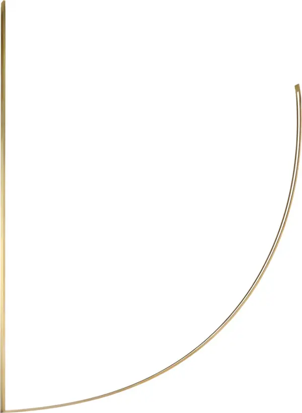 The Baku 73" Chandelier by Sean Lavin delivers museum-quality minimalism with its sweeping 73-inch profile and integrated LED technology. Designed for mud-in installation with optional decorative plate, it creates ambient glow through silicone-diffused light. - alternate view