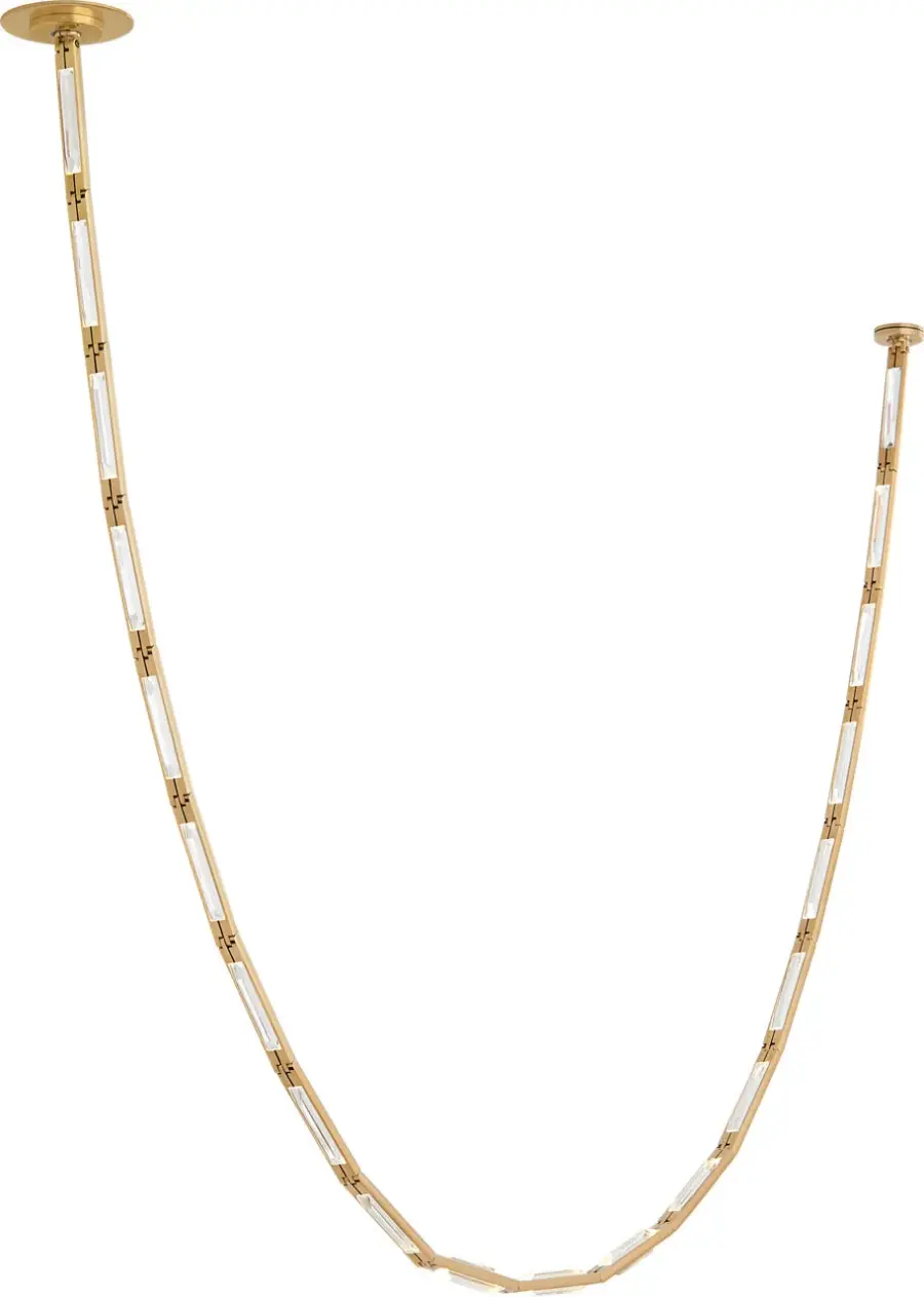 Catena 103 Chandelier in Hand-Rubbed Antique Brass - Image 2