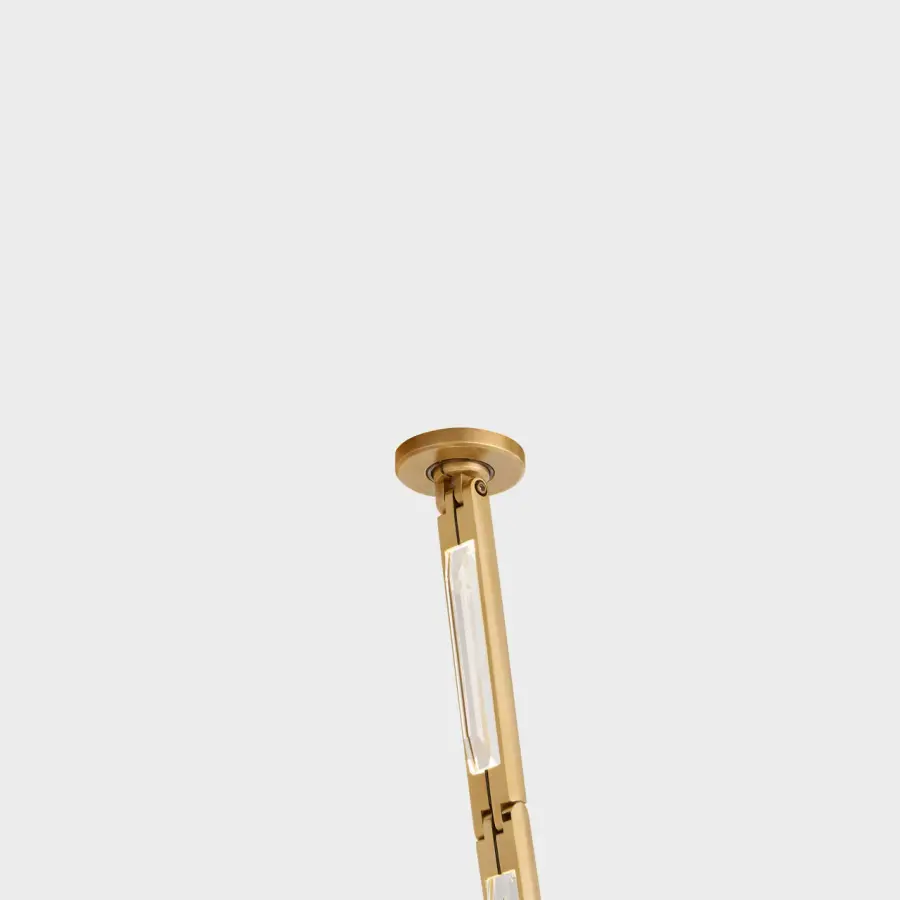 Catena 118 Chandelier in Hand-Rubbed Antique Brass - Image 5
