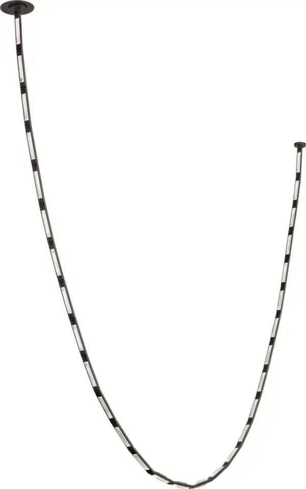 The Catena 149 is an extraordinary oversized chandelier featuring 149 integrated LED lights in a sophisticated bronze finish. With remote control capability and warm 2700K lighting, this showstopping fixture transforms grand foyers and great rooms into architectural masterpieces. - alternate view