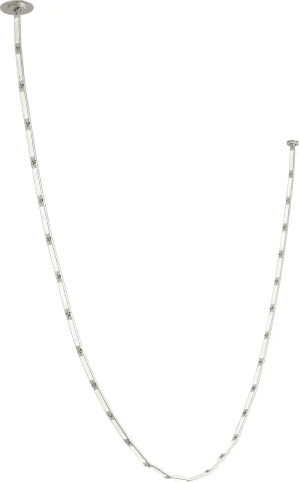 The Catena 149 is an oversized chandelier that commands attention in grand spaces. Its polished nickel finish and substantial 149-inch presence make it ideal for luxury residential and high-end commercial applications. - alternate view
