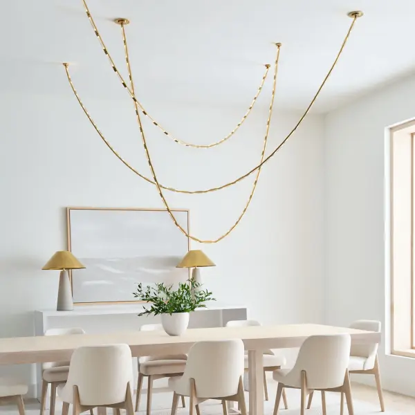 Catena 241 Chandelier in Hand-Rubbed Antique Brass - Image 3
