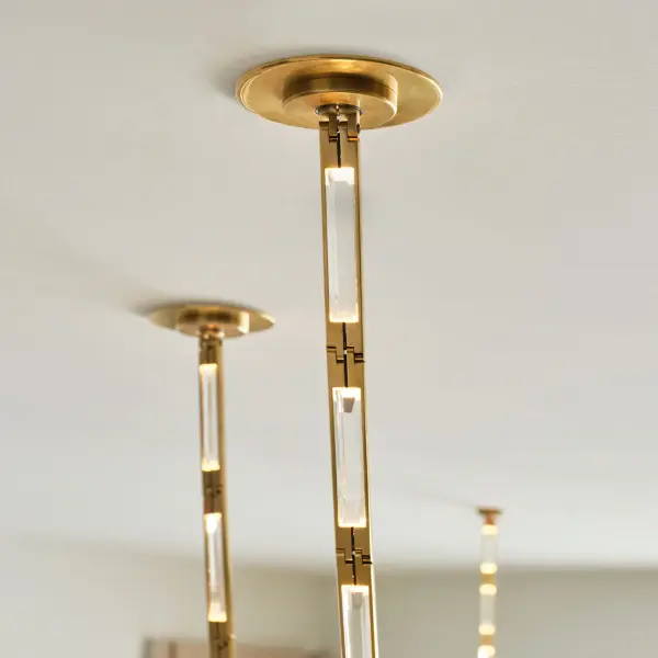 Catena 241 Chandelier in Hand-Rubbed Antique Brass - Image 4