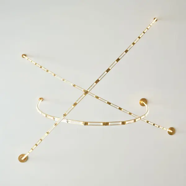 Catena 241 Chandelier in Hand-Rubbed Antique Brass - Image 5